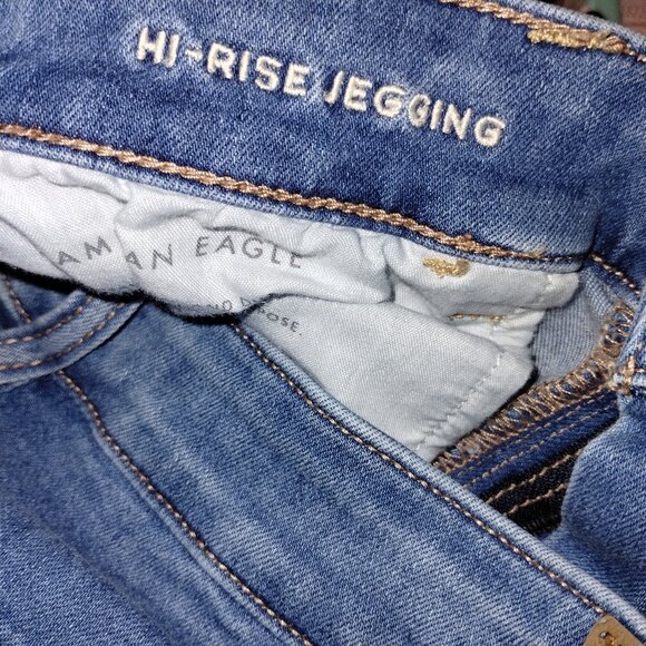 American Eagle High Rise Jegging Size 12 - Picture 3 of 4